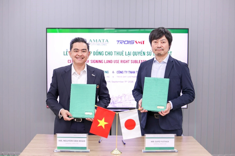 อมตะซิตี้ ฮาลอง ดึงทุนญี่ปุ่น 'TROIS SMT' ผุดโรงงานชิ้นส่วนอิเล็กทรอนิกส์ไฮเทค