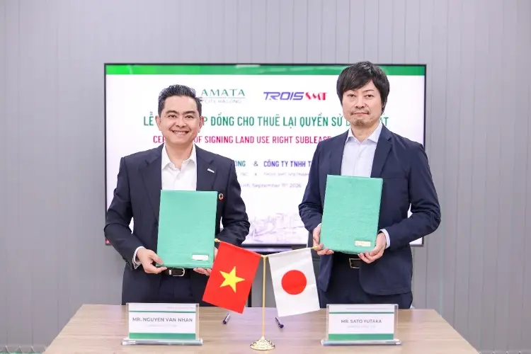 อมตะซิตี้ ฮาลอง ดึงทุนญี่ปุ่น 'TROIS SMT' ผุดโรงงานชิ้นส่วนอิเล็กทรอนิกส์ไฮเทค
