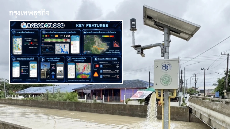 รู้ก่อนรอด ARDA งัด Radar4Flood ดักทางน้ำ 3.3 ล้านไร่ รับมือภัยพิบัติ