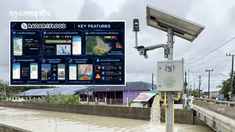 รู้ก่อนรอด ARDA งัด Radar4Flood ดักทางน้ำ 3.3 ล้านไร่ รับมือภัยพิบัติ