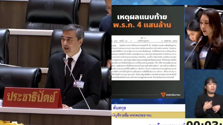 ไฟเขียว'งบกลาง' 6.93 แสนล้านบาท 'ฝ่ายค้าน' ชำแหละซ้ำซ้อนพ.ร.ก.กู้เงิน-งบลงทุนไร้แผน