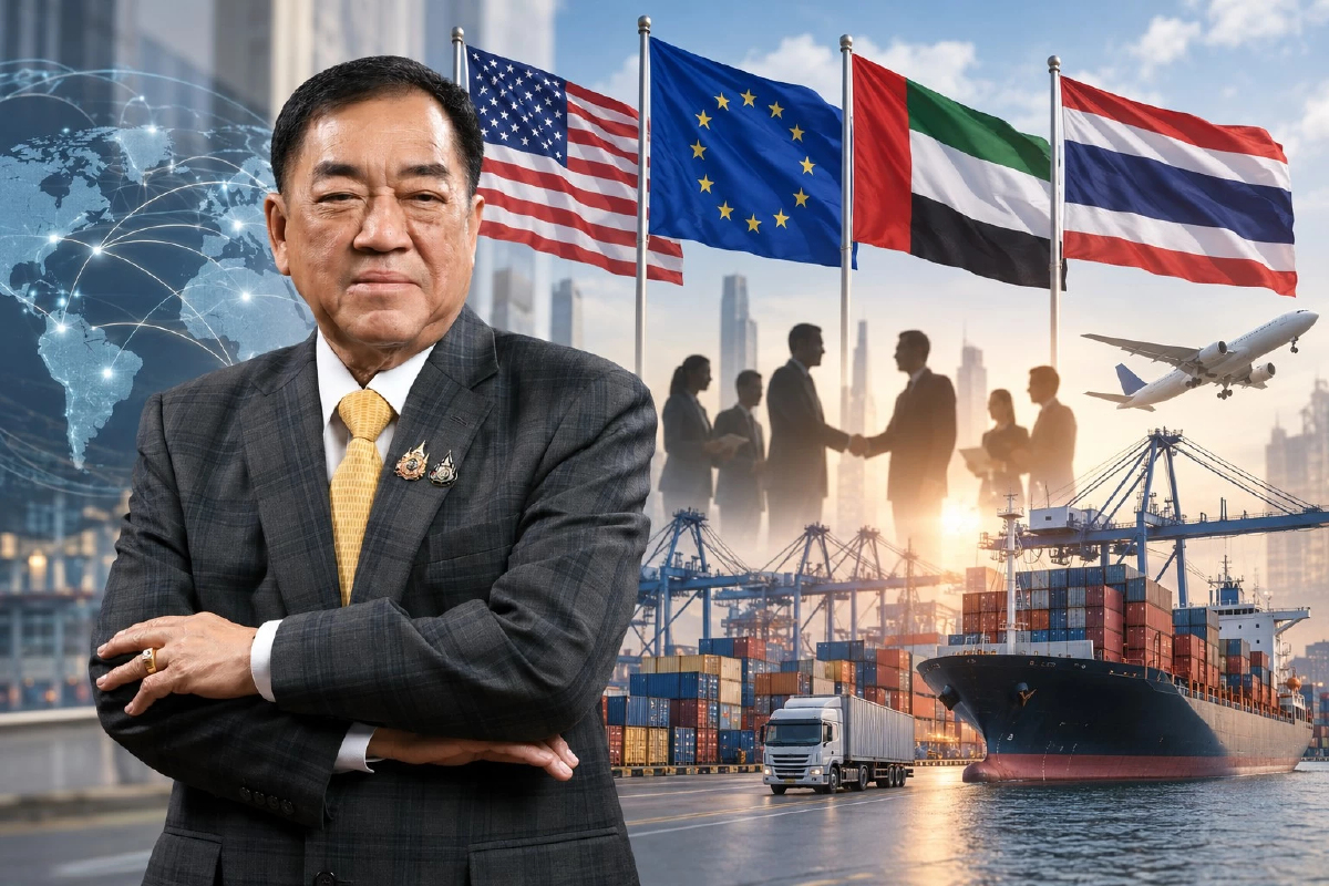 หอการค้าไทยหนุนรัฐบาลเร่ง 3 ดีลการค้าใหญ่ “สหรัฐฯ–EU–UAE” 