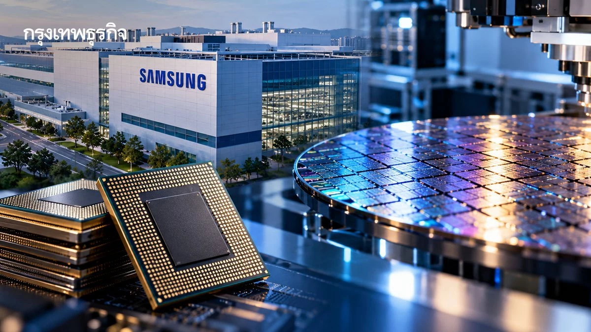 ชิป AI ขายหมดเกลี้ยงถึงปี 2027 'ซัมซุง' ทุ่มงบลงทุนเพิ่มกว่า 60%
