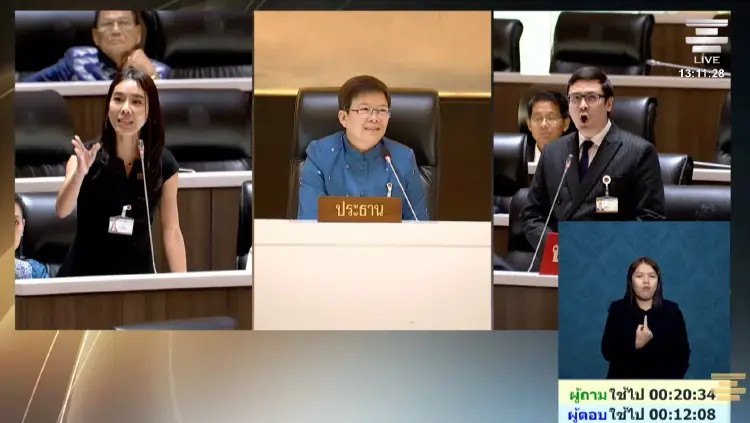 มัลลิกา ตะเพิด 'รังสิมันต์' ออกห้องประชุม ปมไม่ถอนคำพาดพิงสส.ภท.