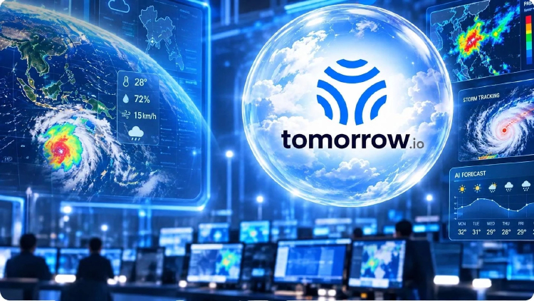 รู้จัก Tomorrow.io แพลตฟอร์ม AI พยากรณ์อากาศ  ผสานดาวเทียม เจาะลึกสภาพอากาศถึงระดับตำบล
