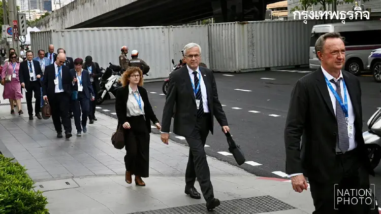 ปิดล็อกแยกพระราม 4 ตั้งตู้คอนเทนเนอร์คุมเข้ม รับประชุม IMF-World Bank 2026
