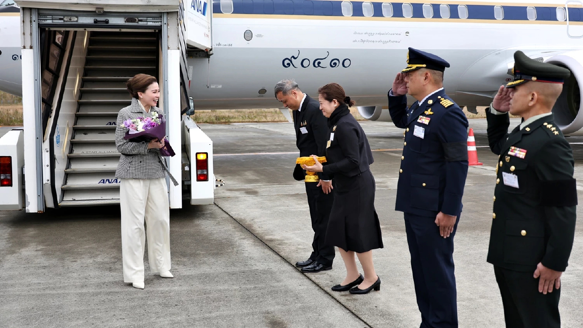 พระราชินี เสด็จฯ ถึงญี่ปุ่น เพื่อทรงปฏิบัติพระราชกรณียกิจ ระหว่างวันที่ 14-22 ต.ค. 69