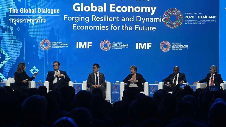 เปิดกลยุทธ์ ‘5 ผู้นำเศรษฐกิจโลก’ ในงาน IMF ฝ่ามรสุมสงคราม-หนี้ท่วม-คลื่นดิสรัปชัน