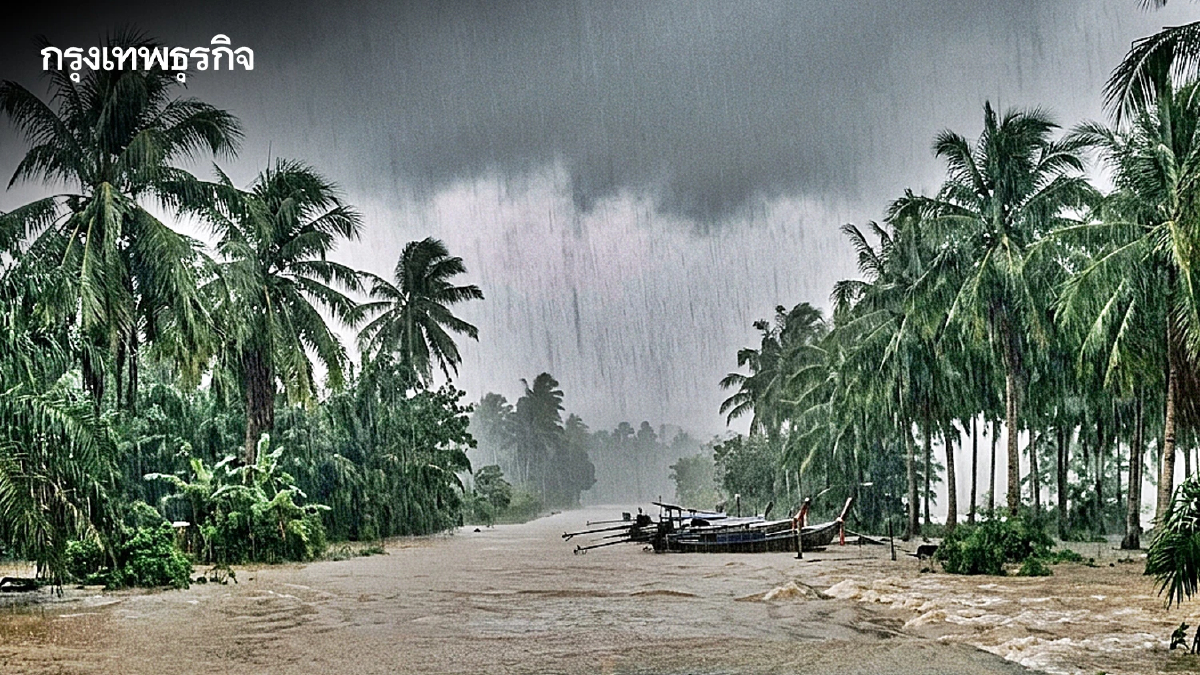 อุตุฯ เตือนฉบับ 1 รับมืออากาศแปรปรวน-ใต้ฝนตกหนัก เสี่ยงน้ำท่วม 24-28 ต.ค. 69