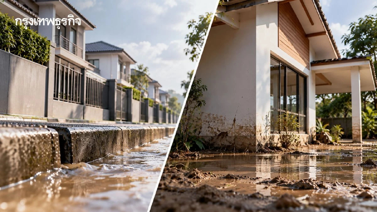 บ้านจัดสรร vs สร้างบ้านเองเมื่อ “ทางน้ำ” อาจสำคัญกว่าทำเล