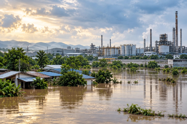 TEI เสนอ 5 แนวทางตรวจสอบน้ำสีรุ้งปราจีนบุรีหาแหล่งต้นตอสารปนเปื้อน