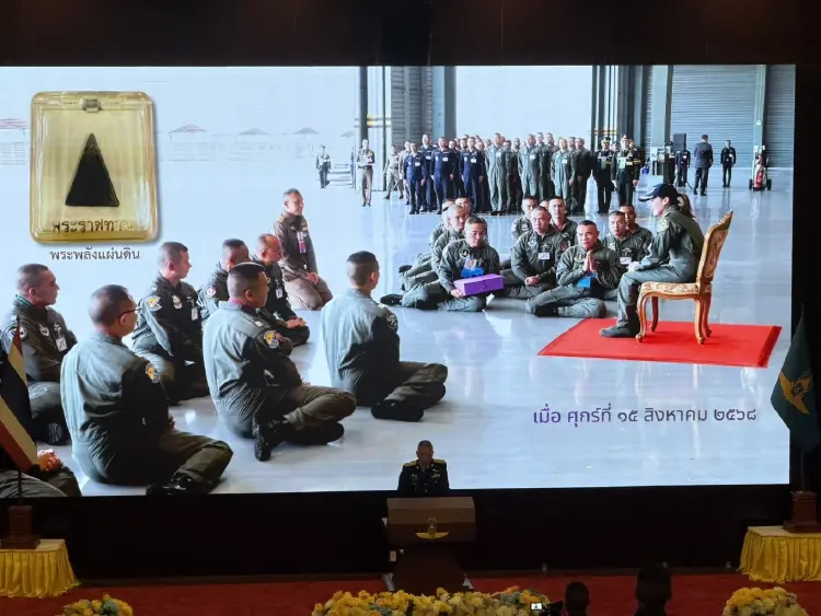 เปิดเบื้องหลัง 'พระราชินี' บินกริเพน ขวัญกำลังใจ 'กองทัพ' สู้ตัวตาย รบชนะกัมพูชา