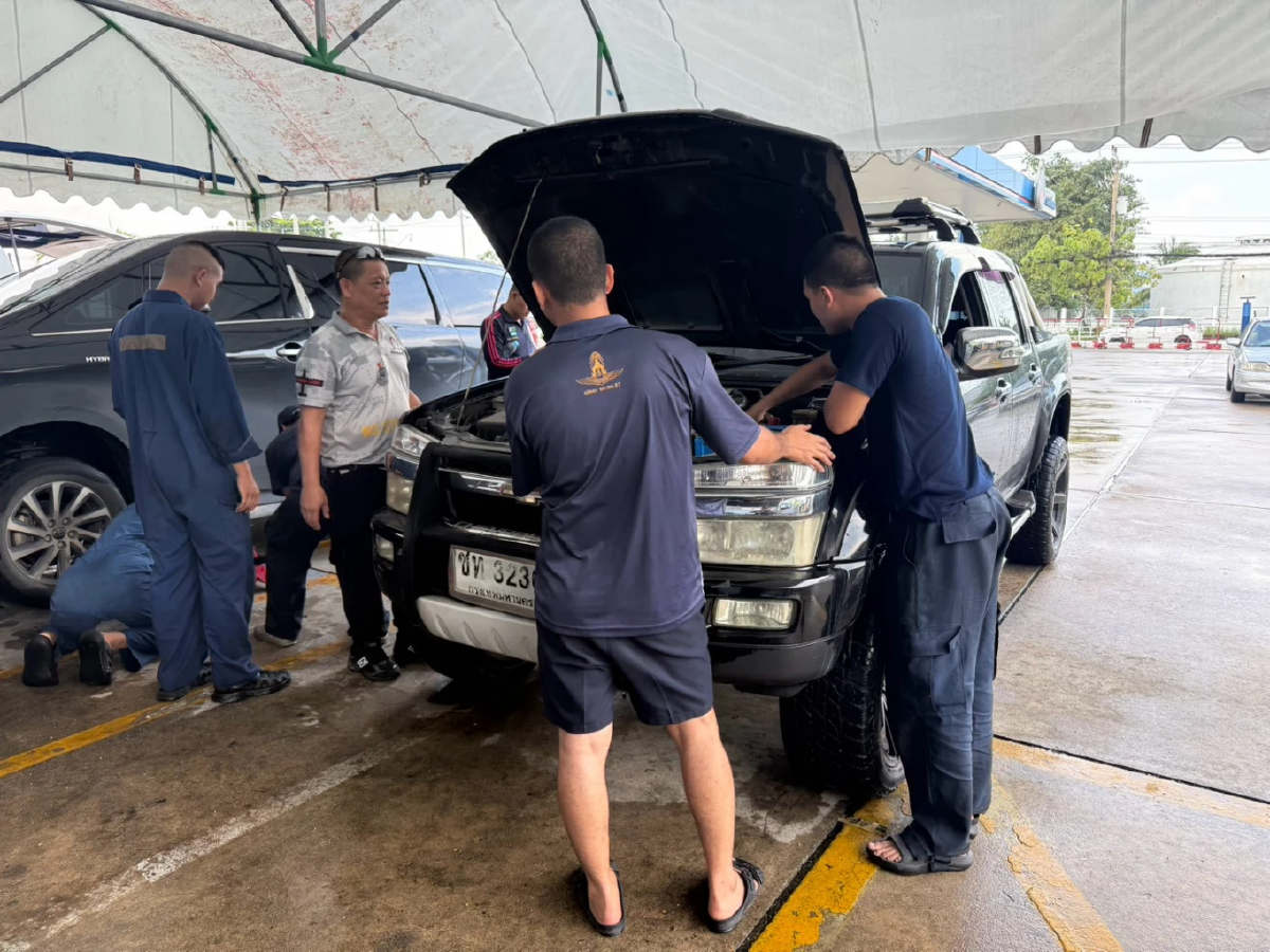 ทอ.เปิดบริการซ่อมรถจมน้ำฟรี หากรุนแรง ประเมินความเสียหาย