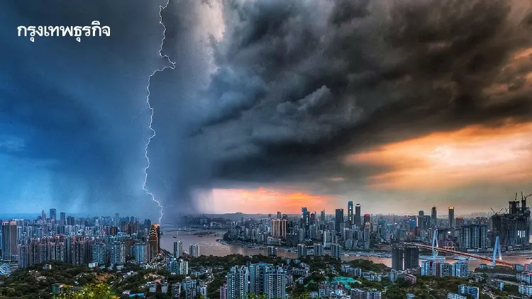 อุตุฯ เตือนฉบับ 6 ไทยอากาศแปรปรวน ฝนตกหนัก ลมแรง เสี่ยงน้ำท่วม 9-13 ต.ค. 69