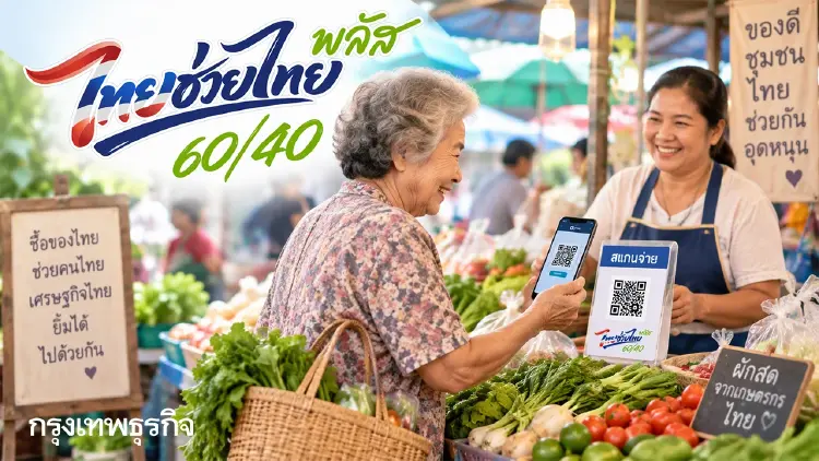 ไขข้อสงสัย 1,000 บาท ไทยช่วยไทยพลัส 60/40 เงินเข้าเพิ่มไหม 1 พ.ย. 69