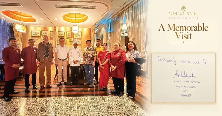 เปิดภาพ 'อนุทิน' กินข้าวร่วมโต๊ะ 'ธรรมนัส' ที่ร้านอาหารอินเดีย