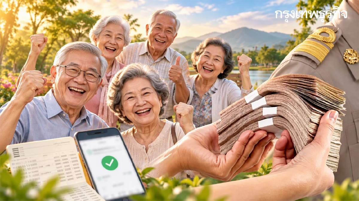 เงินบำนาญข้าราชการ ต.ค.69 เข้าบัญชีแล้ว เลื่อนโอนไวติดวันหยุด
