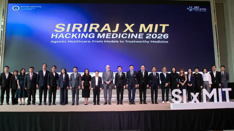 รองนายกฯ–คณบดีศิริราช ชี้อนาคต AI การแพทย์ไทย บนเวที Siriraj x MIT Hacking Medicine 2026