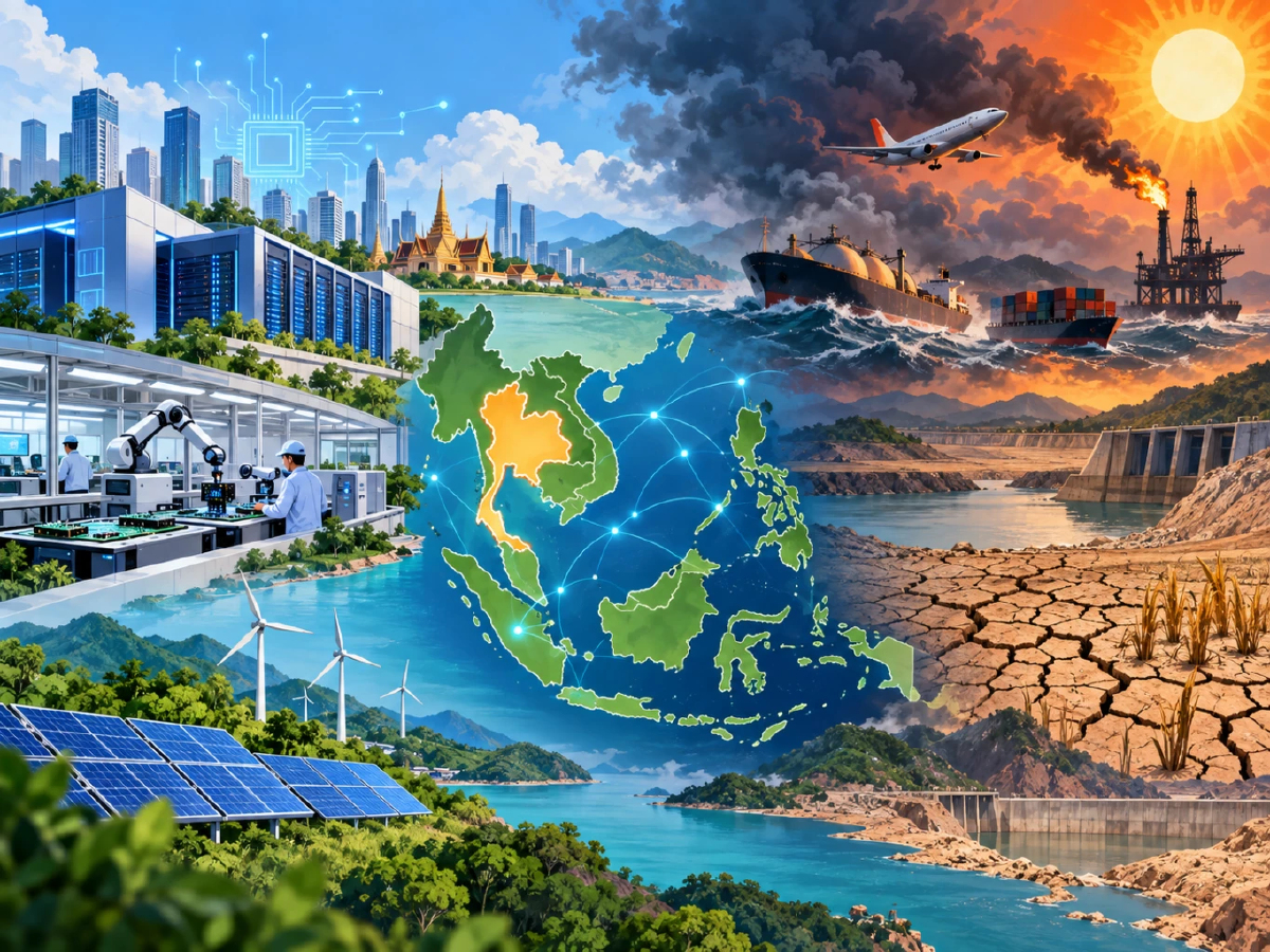'เศรษฐกิจอาเซียนและไทย' ปี 2570 ท่ามกลางมรสุมพลังงานและภัยแล้งเอลนีโญ | ASEAN Insight
