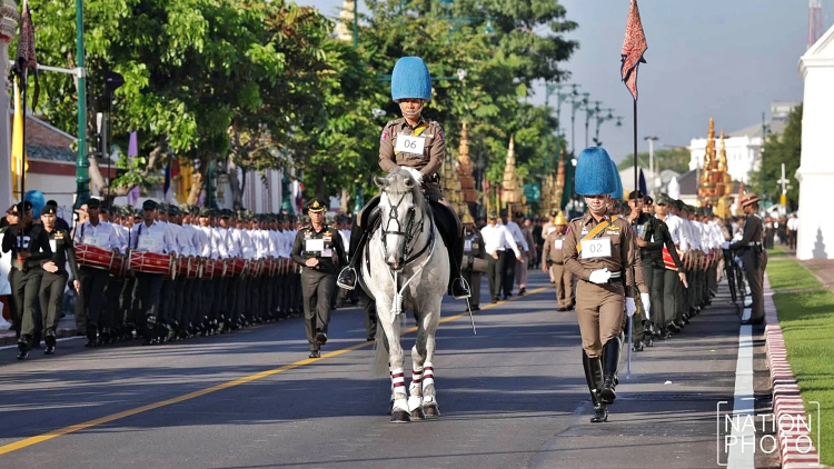 ทภ.1 ซ้อมย่อยริ้วขบวนพระบรมราชอิสริยยศ ครั้งที่ 1 ในพระราชพิธีถวายพระเพลิงพระบรมศพฯ