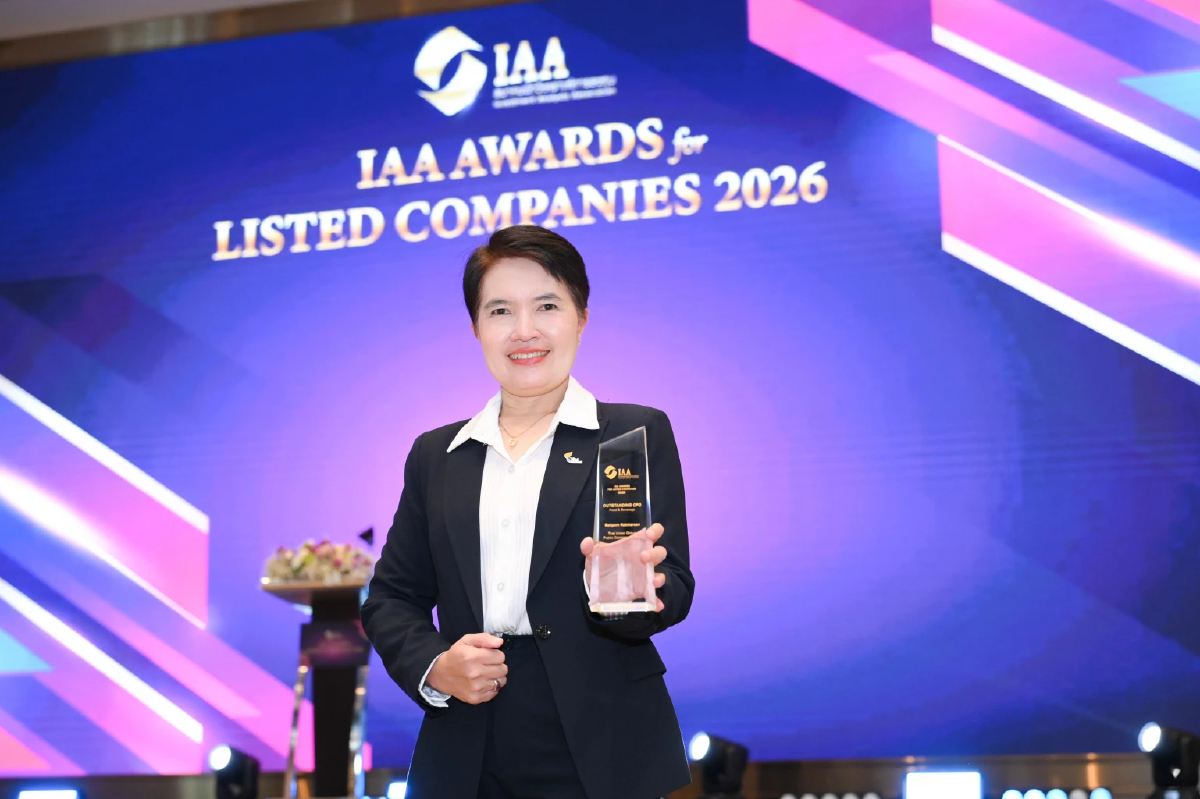 ‘ไทยยูเนี่ยน กรุ๊ป’ คว้ารางวัล Outstanding CFO กลุ่มอาหาร จาก IAA