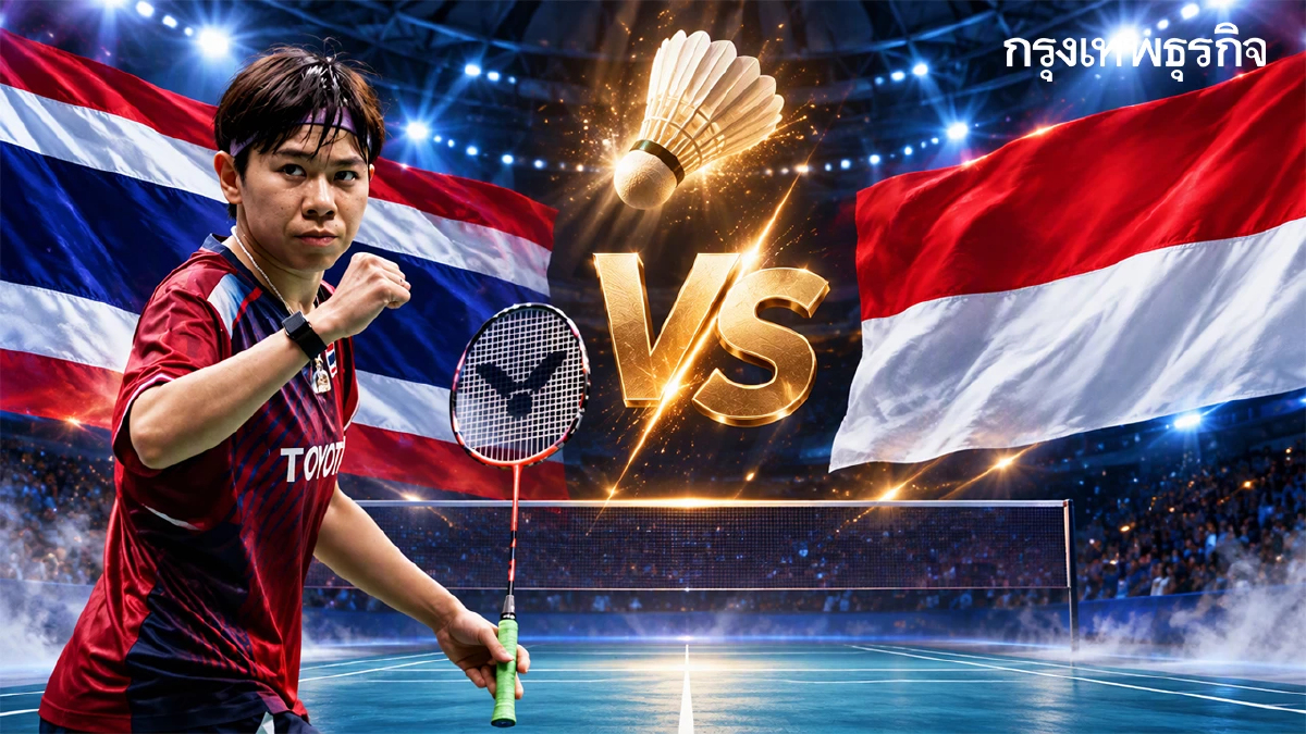 ถ่ายทอดสดแบดมินตัน 'เม ศุภนิดา พบ อินโดนีเซีย' เดนมาร์ก โอเพ่น 2026