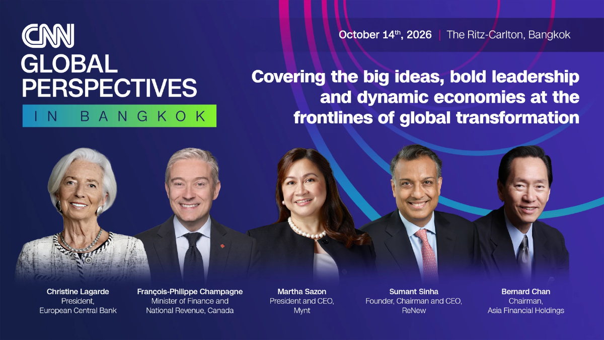 NATION GROUP จับมือ CNN เป็นพันธมิตรสื่อ ในเวที Global Perspectives เปิดฉากครั้งแรกในเอเชียที่กรุงเทพฯ 14 ต.ค.นี้