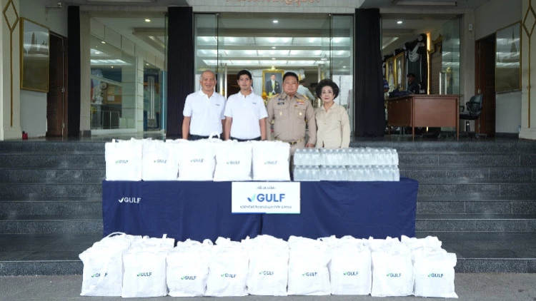 GULF เดินหน้ามอบถุงยังชีพเพิ่มอีก 15,000 ชุด บรรเทาความเดือดร้อนใน 16 จังหวัด
