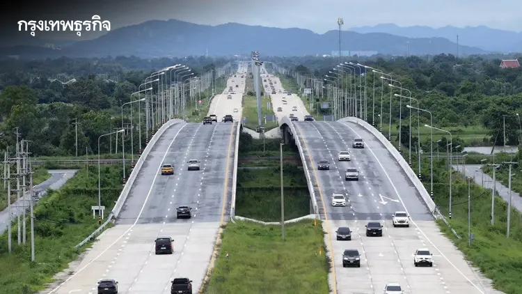 เปิดวิ่งฟรี M6 บางปะอิน-หินกอง เลี่ยงน้ำท่วม ขาไป-ขากลับ 6-11 ต.ค. นี้