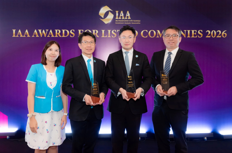 MTC คว้า Best CEO–CFO–IR จาก IAA Awards 2026 ต่อเนื่อง 3 ปีซ้อน