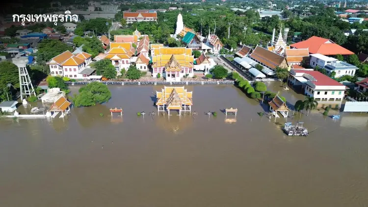 น้ำท่วม 21 จังหวัด - กทม. กระทบกว่า 1 ล้านครัวเรือน เฝ้าระวังฉะเชิงเทราน้ำเพิ่มขึ้น