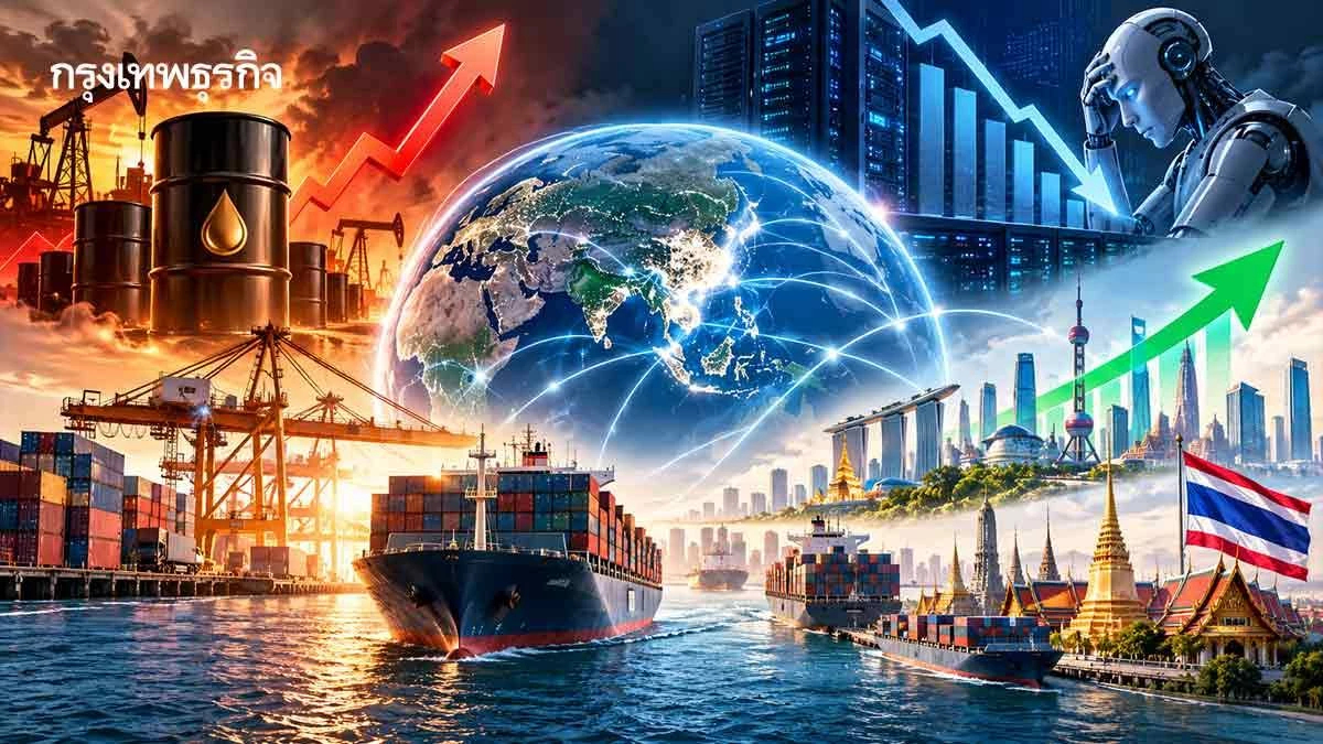 ‘WTO’ห่วง‘น้ำมันพุ่ง-ลงทุนเอไอดิ่ง’ฉุดการค้า หลังหนุนเทรดโลกโตแกร่ง‘เอเชียนำ-ไทยไม่ตกขบวน’