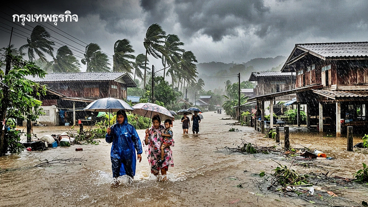 เตือน 4 จังหวัดภาคใต้ รับมือฝนตกหนัก เสี่ยงน้ำท่วมฉับพลัน น้ำป่าหลาก