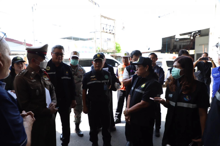 สลด ตาย 1 แอมโมเนียรั่วในโรงงานอาหารแช่แข็งที่สมุทรสาคร ลุยตรวจสอบ