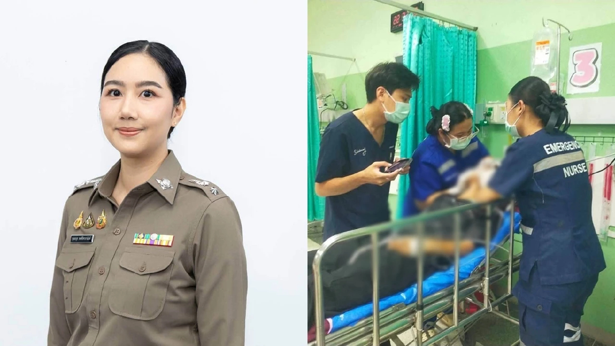 ครู ตชด. ปกป้องเด็กจนประทัดระเบิดใส่ตา ส่ง ฮ.ตำรวจบินรับรักษา