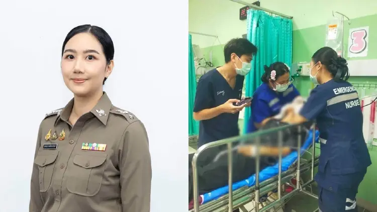 ครู ตชด. ปกป้องเด็กจนประทัดระเบิดใส่ตา ส่ง ฮ.ตำรวจบินรับรักษา