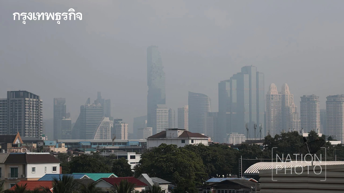 กทม. เช้านี้ฟ้ามืดครึ้ม ความชื้นพุ่ง 91% เตือนพายุฝนถล่มบ่าย 40%